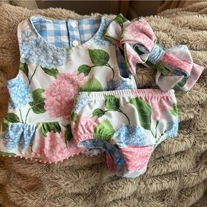 Mudpie Baby Girls Swim Set